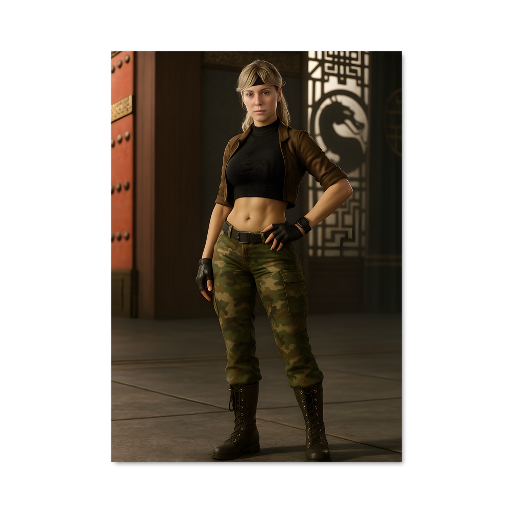 Poster Sonya blade camouflage